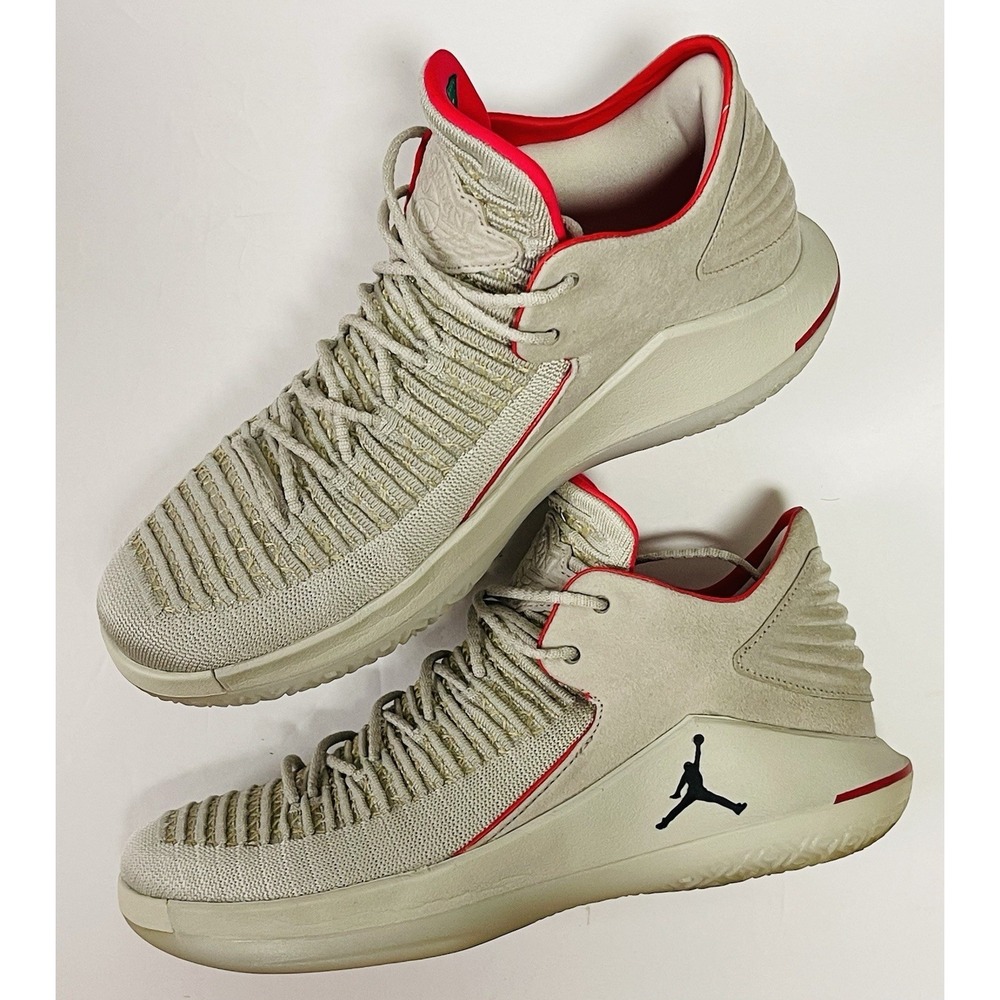 Nike Air Jordan 32 Low 'Gordon St.' AA1256-004 Bone/Red Basketball Sz 8.5 W/ Box